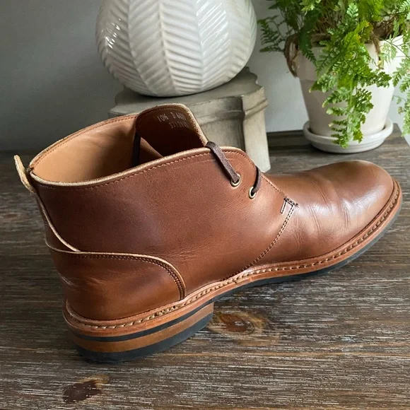 Allen Edmonds Chandler Weatherproof Chukka Boots Shoes Mens 10.5D Wide Tan Brown - Picture 11 of 15